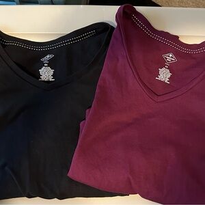 2 St. John's Bay 3/4 sleeve tops